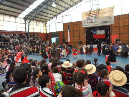 Fiestas Patrias en el Colegio en años anteriores