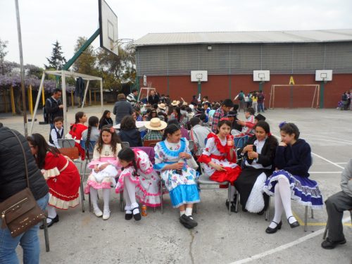 Fiestas Patrias en el Colegio en años anteriores