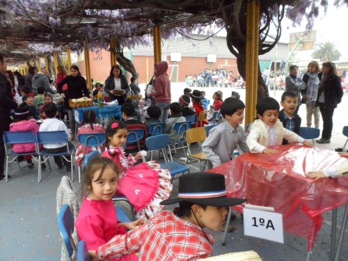Fiestas Patrias en el Colegio en años anteriores