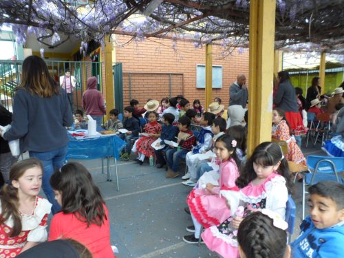 Fiestas Patrias en el Colegio en años anteriores