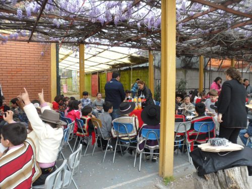 Fiestas Patrias en el Colegio en años anteriores