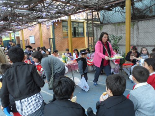 Fiestas Patrias en el Colegio en años anteriores
