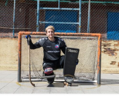 Raimundo Riaño, alumno de Cuarto Medio, seleccionado al Panamericano de Hockey Patín.