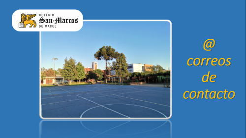 CORREOS DE CONTACTO COLEGIO SAN MARCOS
