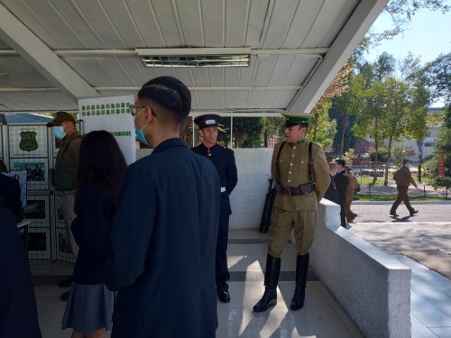 Visita a la Escuela de Suboficiales de Carabineros