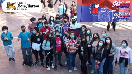 San Marcos está participando en el Campeonato Escolar de Matemáticas CMAT 2022