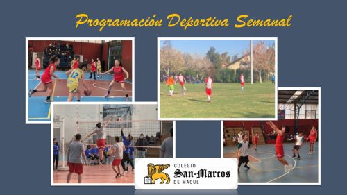 Programación deportiva San Marcos: semana 22 al 27 de agosto