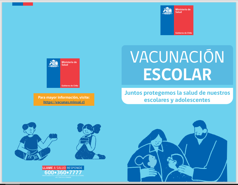 Los días 16 y 17 de agosto se realizará la Vacunación Escolar en nuestro Colegio