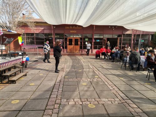Celebración de Fiestas Patrias personal del Colegio San Marcos