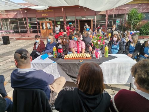 Celebración de Fiestas Patrias personal del Colegio San Marcos