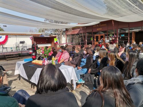 Celebración de Fiestas Patrias personal del Colegio San Marcos