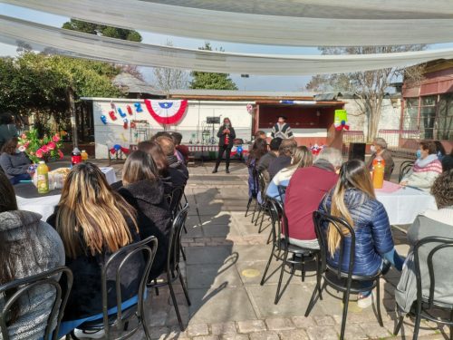 Celebración de Fiestas Patrias personal del Colegio San Marcos