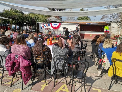 Celebración de Fiestas Patrias personal del Colegio San Marcos