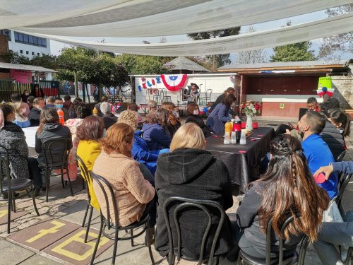 Celebración de Fiestas Patrias personal del Colegio San Marcos