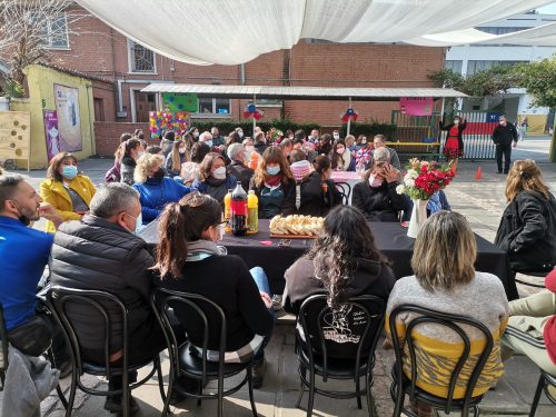 Celebración de Fiestas Patrias personal del Colegio San Marcos
