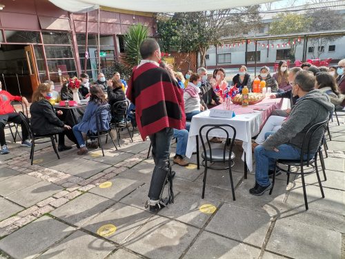 Celebración de Fiestas Patrias personal del Colegio San Marcos