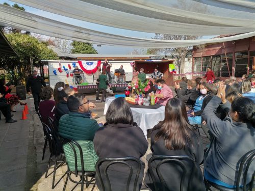 Celebración de Fiestas Patrias personal del Colegio San Marcos
