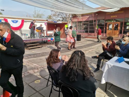Celebración de Fiestas Patrias personal del Colegio San Marcos