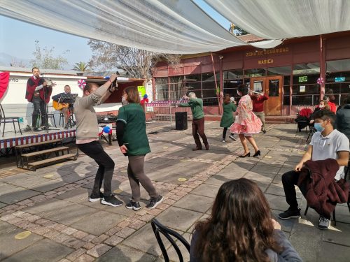 Celebración de Fiestas Patrias personal del Colegio San Marcos