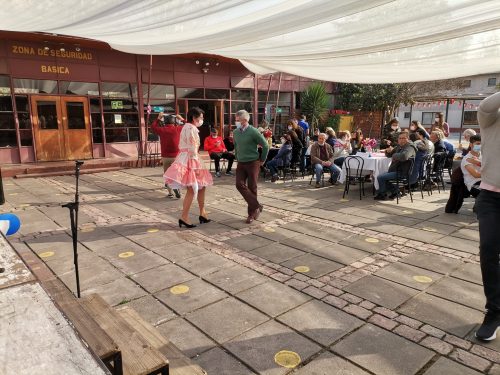 Celebración de Fiestas Patrias personal del Colegio San Marcos