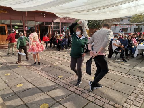 Celebración de Fiestas Patrias personal del Colegio San Marcos