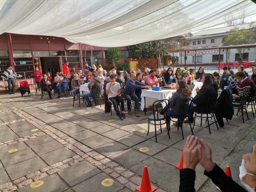 Celebración de Fiestas Patrias personal del Colegio San Marcos