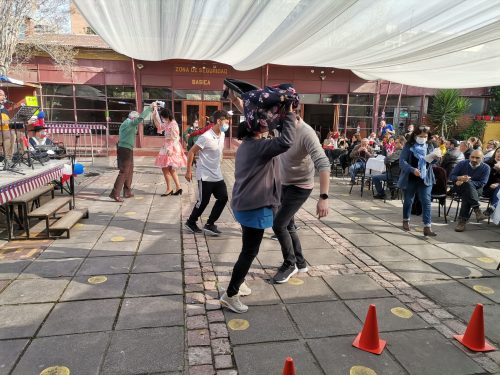 Celebración de Fiestas Patrias personal del Colegio San Marcos