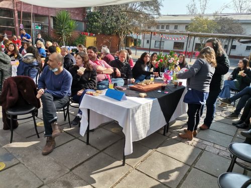 Celebración de Fiestas Patrias personal del Colegio San Marcos