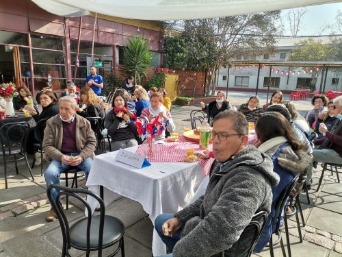 Celebración de Fiestas Patrias personal del Colegio San Marcos