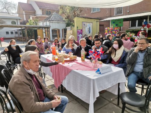 Celebración de Fiestas Patrias personal del Colegio San Marcos