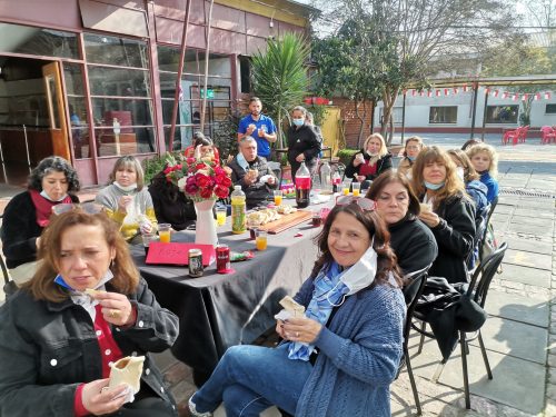 Celebración de Fiestas Patrias personal del Colegio San Marcos