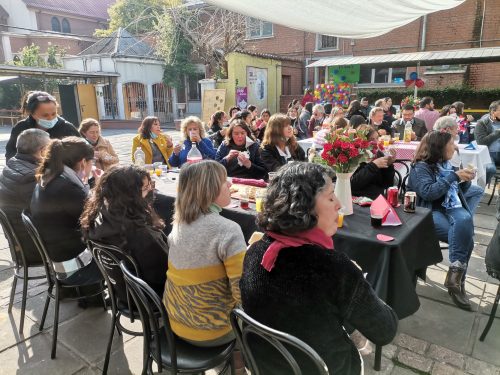 Celebración de Fiestas Patrias personal del Colegio San Marcos