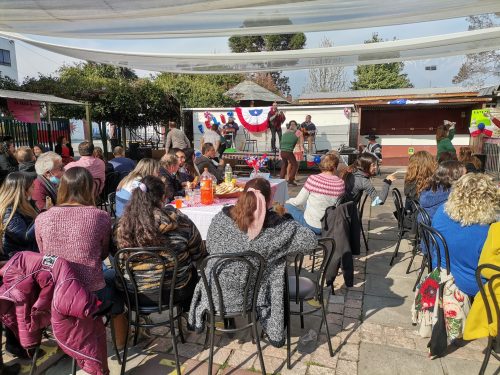 Celebración de Fiestas Patrias personal del Colegio San Marcos