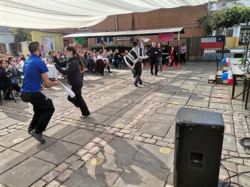 Celebración de Fiestas Patrias personal del Colegio San Marcos