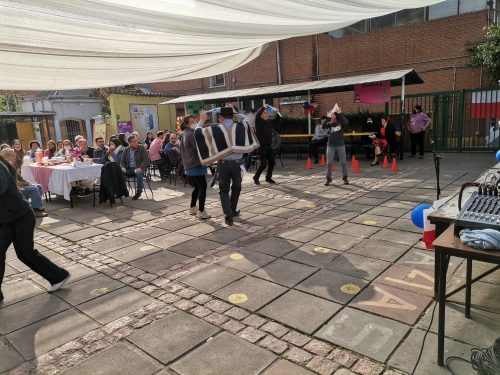 Celebración de Fiestas Patrias personal del Colegio San Marcos