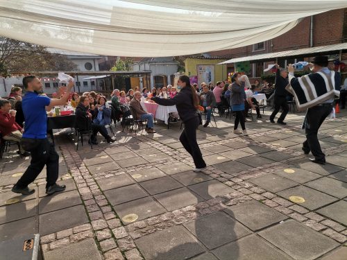Celebración de Fiestas Patrias personal del Colegio San Marcos