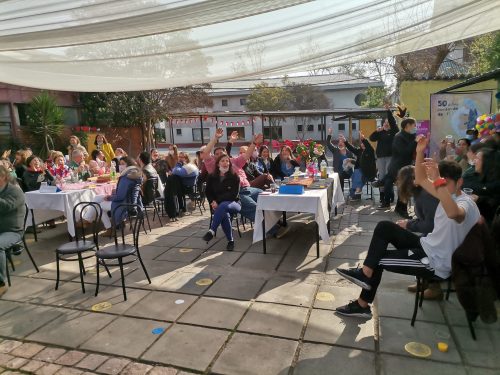 Celebración de Fiestas Patrias personal del Colegio San Marcos
