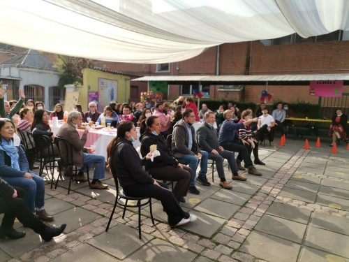 Celebración de Fiestas Patrias personal del Colegio San Marcos