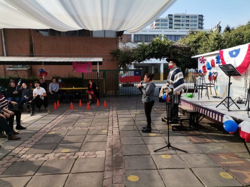 Celebración de Fiestas Patrias personal del Colegio San Marcos