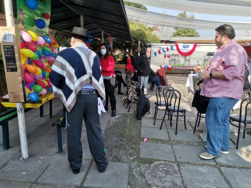 Celebración de Fiestas Patrias personal del Colegio San Marcos