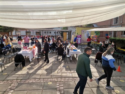 Celebración de Fiestas Patrias personal del Colegio San Marcos