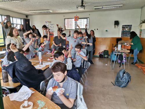 Saludo de los estudiantes a sus profesores(as)