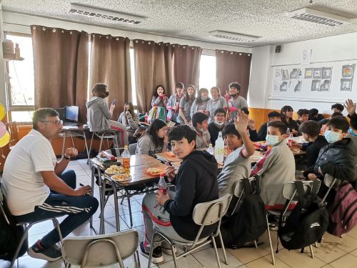 Saludo de los estudiantes a sus profesores(as)
