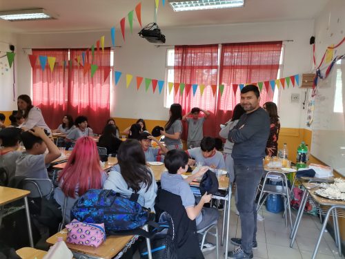 Saludo de los estudiantes a sus profesores(as)