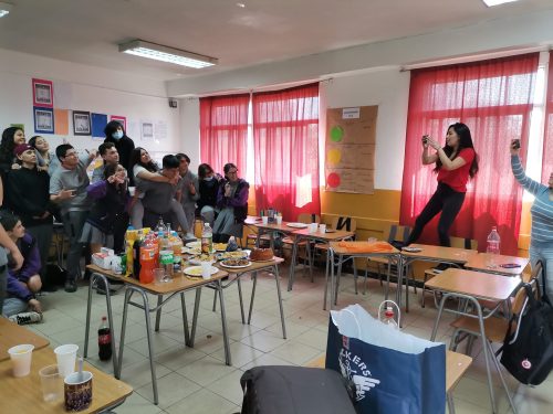 Saludo de los estudiantes a sus profesores(as)