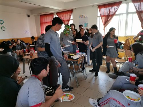 Saludo de los estudiantes a sus profesores(as)