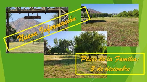 NUEVA INFORMACIÓN SOBRE EL PASEO DE LA FAMILIA