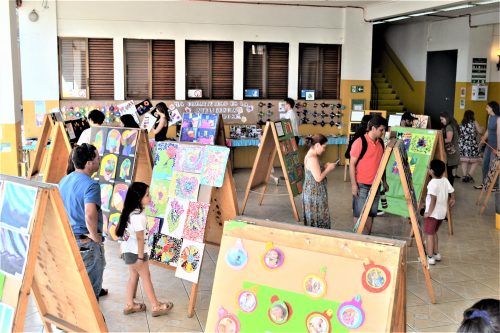 Exposición  de los Talleres  de Artes y Manualidades y Ciencia para Niños
