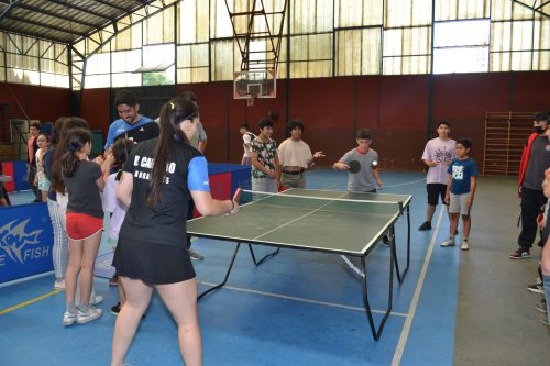 Clínica de Tenis de Mesa en el San Marcos