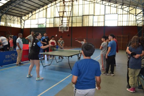 Clínica de Tenis de Mesa en el San Marcos